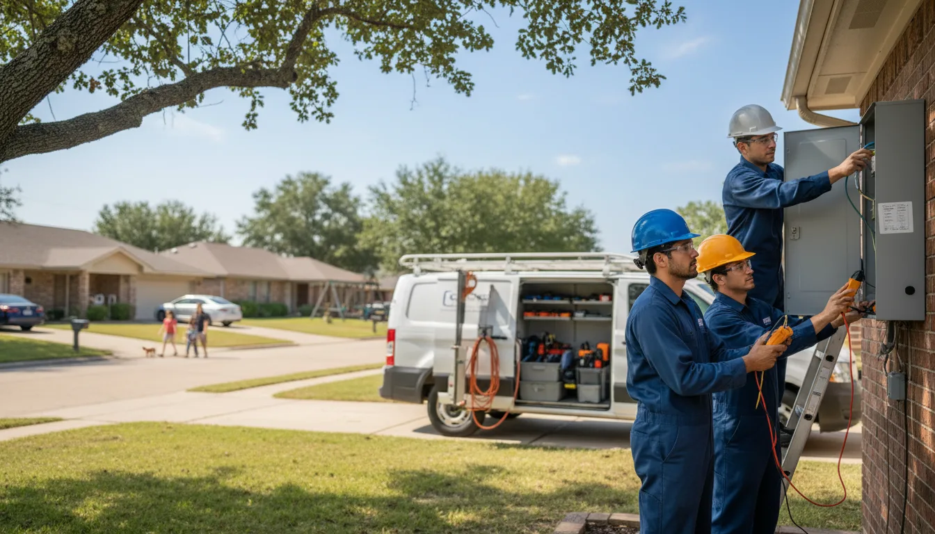 Certified electrician providing emergency electrical services in Hannaford, ND